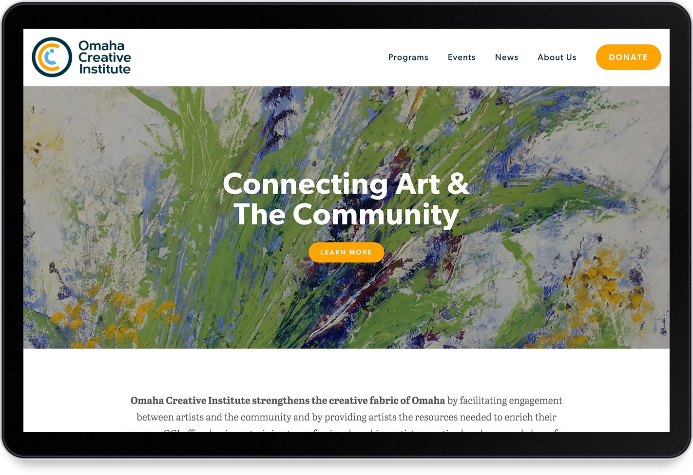 Omahacreativeinstitute Website